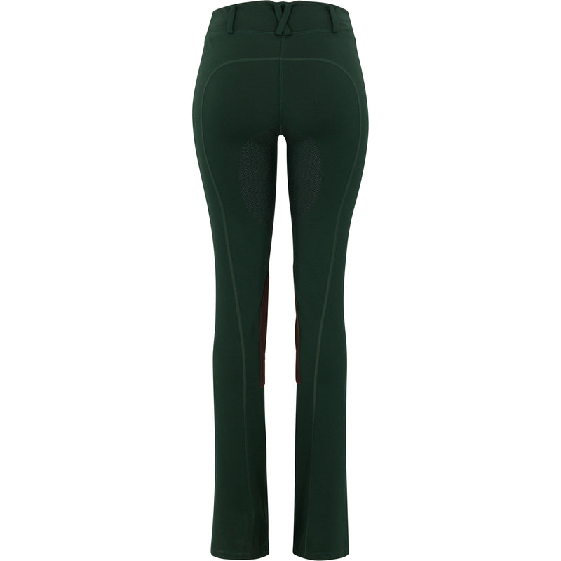 stickyseat cargo pocket boot cut pant - forest green