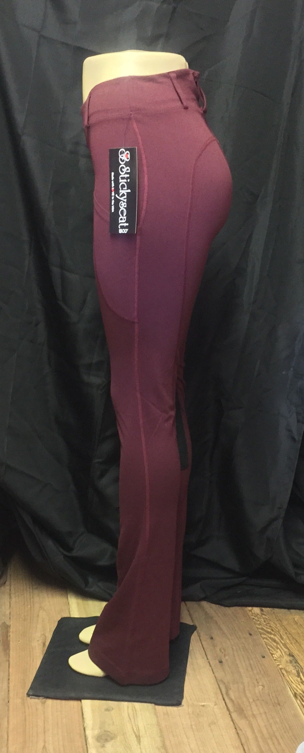 NO Stick Seat with Knee Patch Cargo Boot Cut Cargo Riding Pant