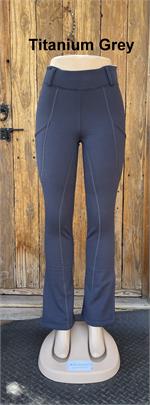 gunmetal grey no stick polartec wind pro cargo boot cut pant